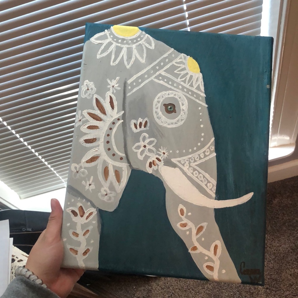 Elephant Custom Painting